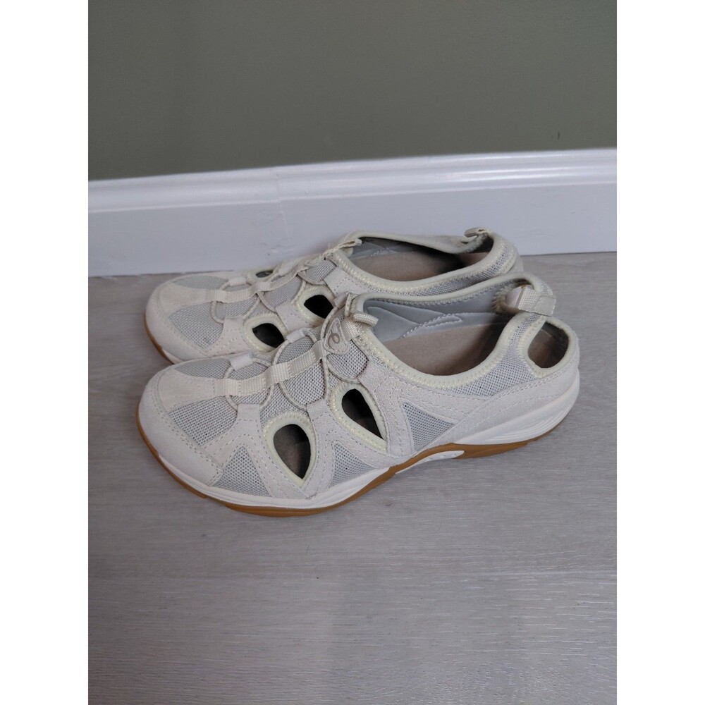 Easy Spirit Seearthen Women’s Walking Sneaker, Mesh, Ivory Women's Size 9.5M